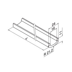 MODELL 5090 | LED-Abdeckprofil für...