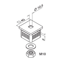 MODELL 4733 | Handlaufadapter | für...