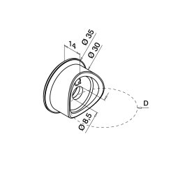 MODELL 0723 | Adapter für Glasklemmen MODELLE 4400 +...